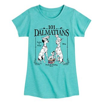 Disney's 101 Dalmations Girls 7-16 Poster Graphic Tee
