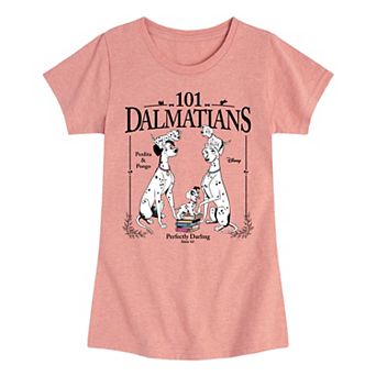Disney's 101 Dalmations Girls 7-16 Poster Graphic Tee