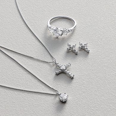 925 Sterling Silver Infinity Symbol Cross Necklace Luxury - Temu United