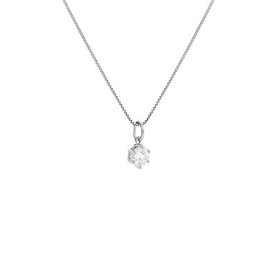 ☆ENGBROX☆ silver925 rossie ribbon cubic necklace EBNL24004 rossie ribbon cubic necklace - ENGBROX | 60% - Asian Fashion