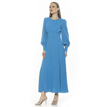 Women's ALEXIA ADMOR Yesenia Flowy Long Sleeve Maxi Dress
