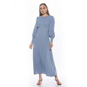 Women's ALEXIA ADMOR Yesenia Flowy Long Sleeve Maxi Dress