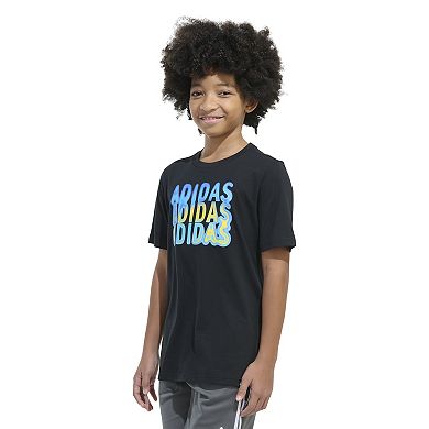 Boys 4-7 adidas Heat Map Lineage Logo Tee