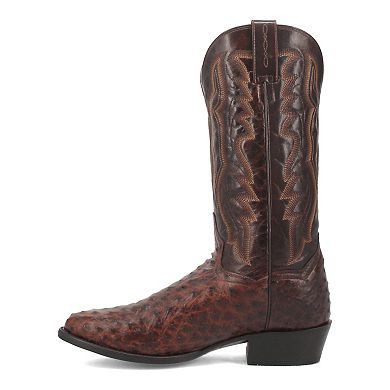 Dan Post Men's Pershing Full Quill Ostrich Cowboy Boots