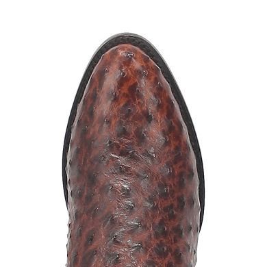 Dan Post Men's Pershing Full Quill Ostrich Cowboy Boots