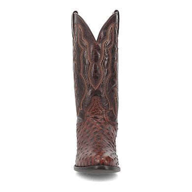 Dan Post Men's Pershing Full Quill Ostrich Cowboy Boots