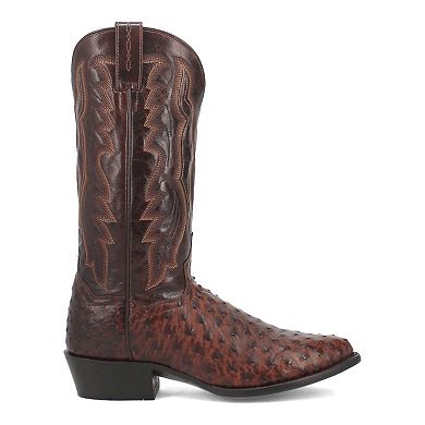 Dan Post Men's Pershing Full Quill Ostrich Cowboy Boots