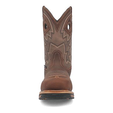 Dan Post Men's Kirk Waterproof Pull-On Leather Cowboy Work Boots