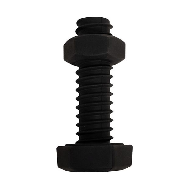 BLACK+DECKER™ 6.5-in. Hard Rubber Bolt Bone with Squeaker Pet Toy