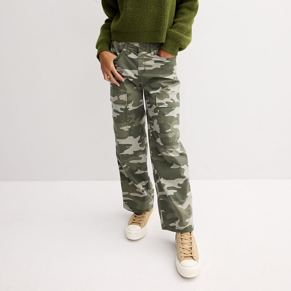 CIRCLE CARGO JEANS CAMO