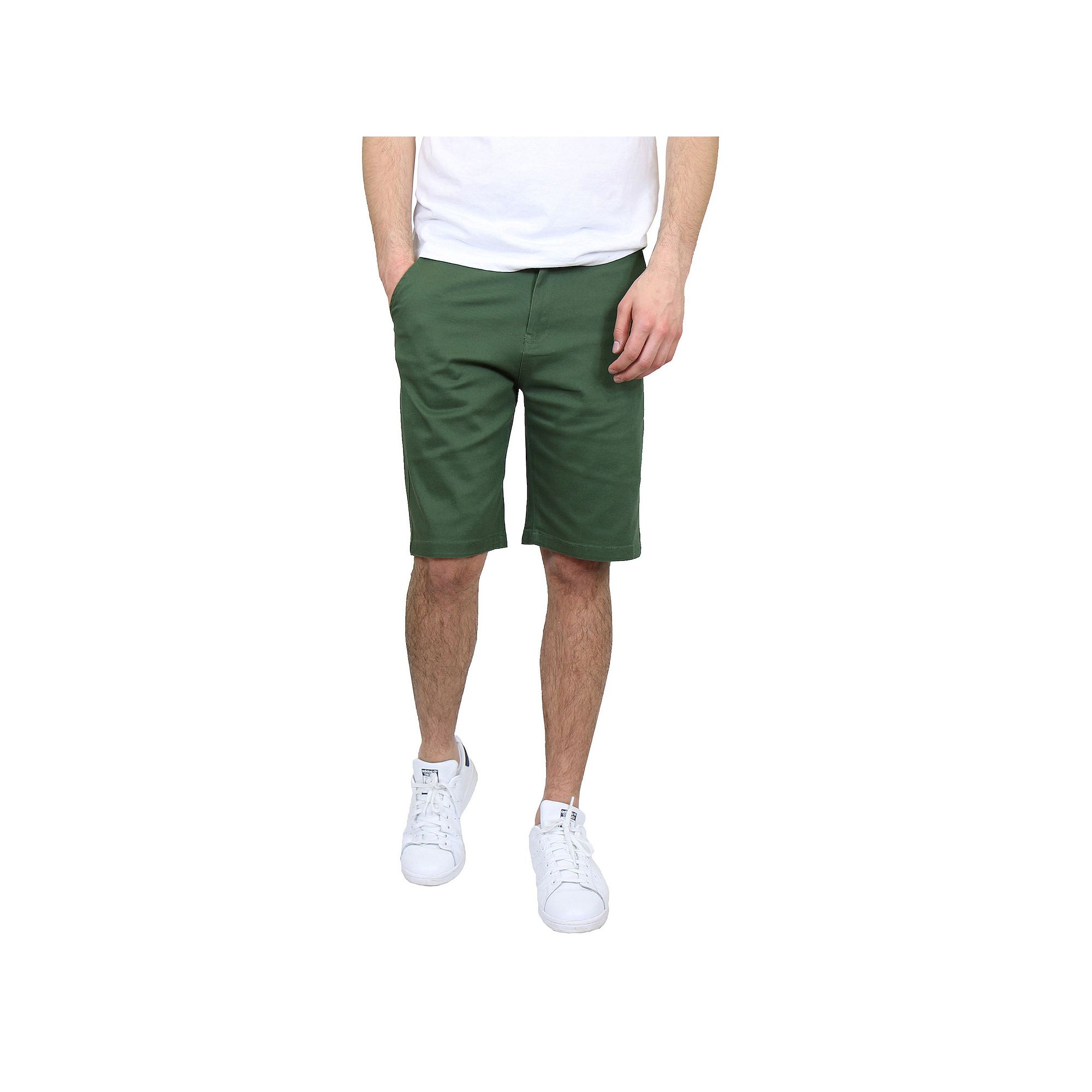 Mens Galaxy by Harvic 10.5 5-Pocket Flat-Front Slim-Fit Stretch Chino S