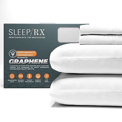 Sleep RX Super Soft Graphene-Infused Cotton Sateen Sheet Set