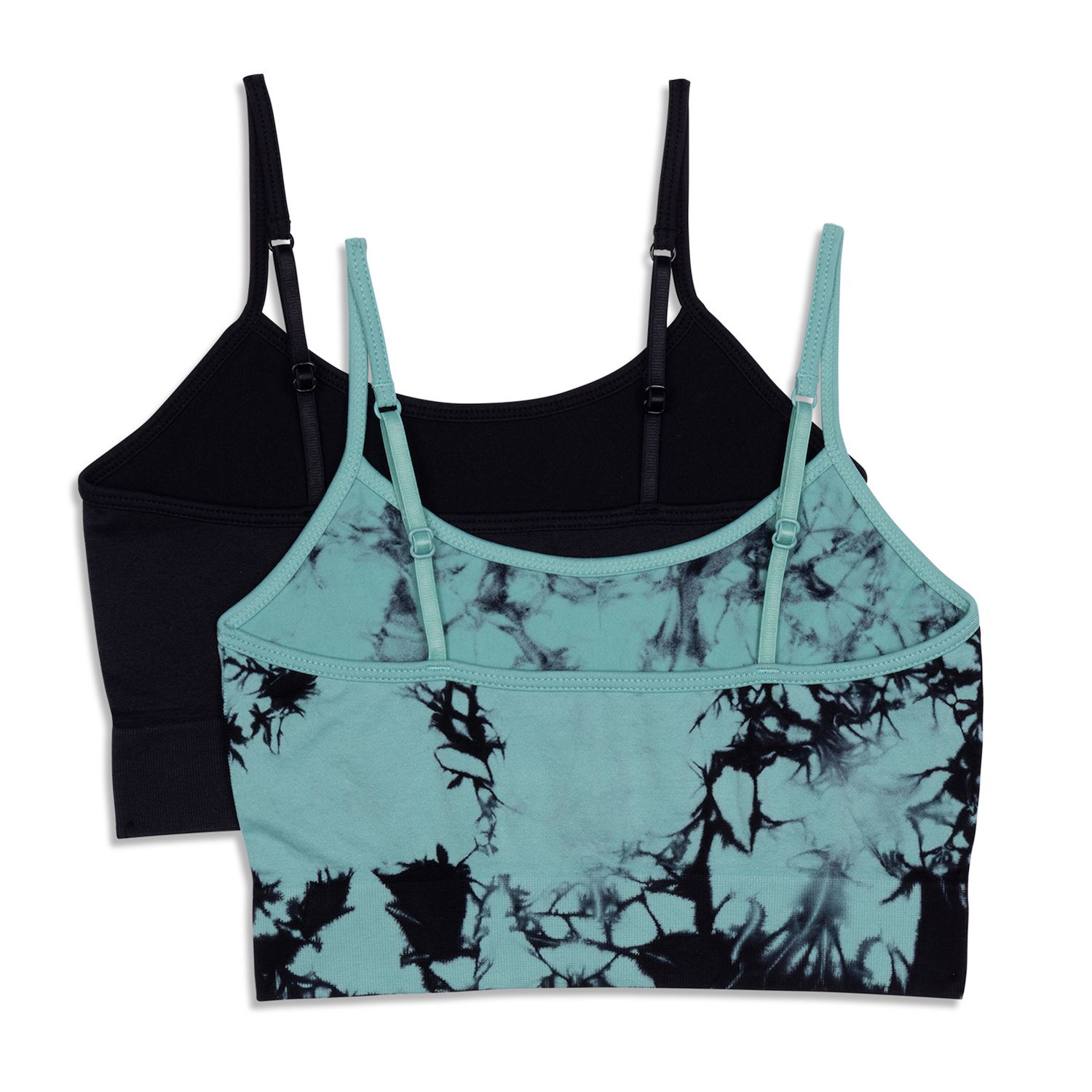 Maidenform Women's Seamless Foam Training Bra 2-Pack - Soft Nylon Spandex, Tie Dye Print - View #4