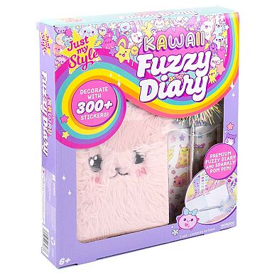 Just My Style Kawaii Fuzzy Diary & Stickers Kit