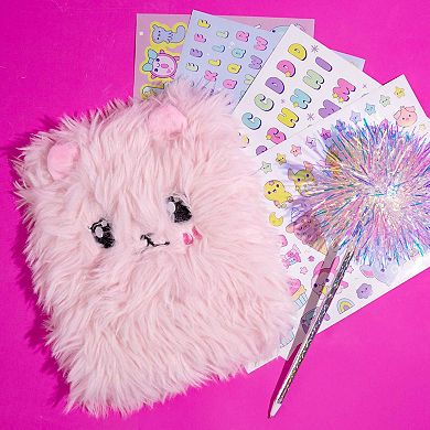 Just My Style Kawaii Fuzzy Diary & Stickers Kit