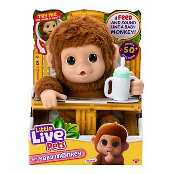 Little Live Pets My Baby Monkey Mango Interactive Toy