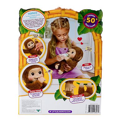 Little Live Pets My Baby Monkey Mango Interactive Toy