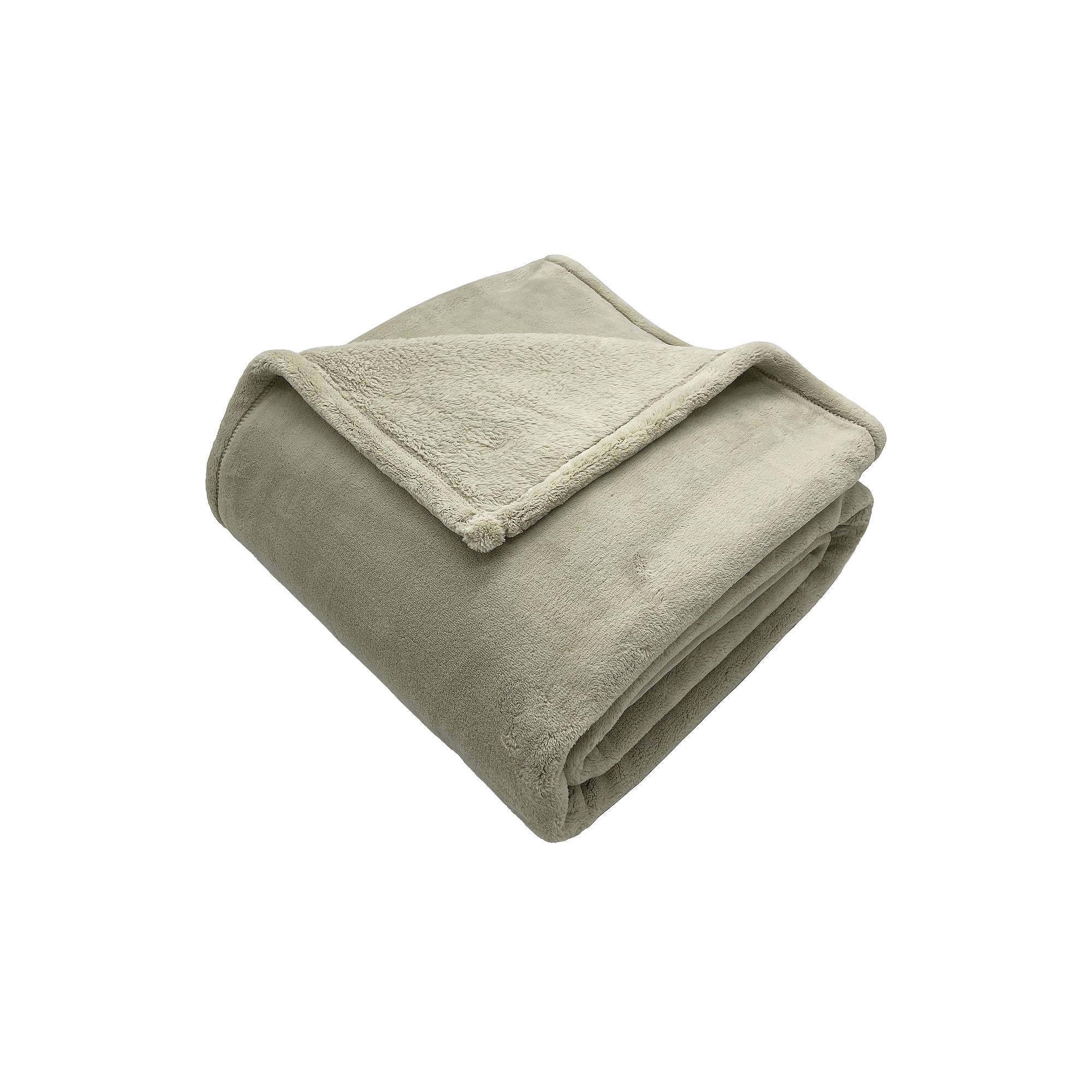 Bombay Velvet Throw Blanket, Linen