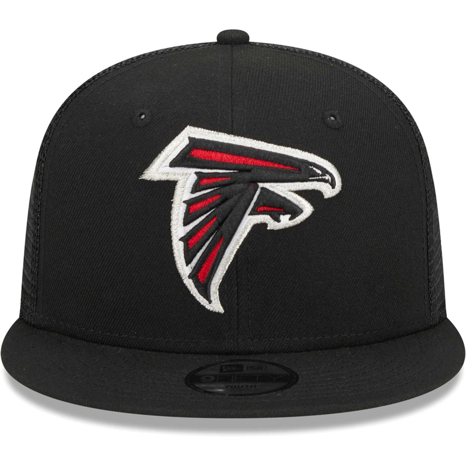 Gorra trucker negra con logo negro 9FORTY A Frame All Day Trucker de Atlanta Braves MLB de New