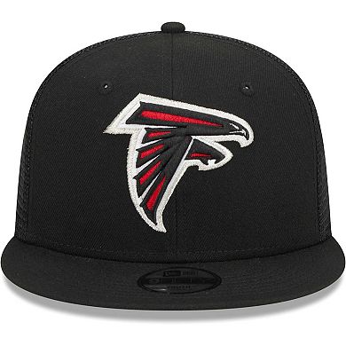 Youth New Era Black Atlanta Falcons Main Trucker 9FIFTY Snapback Hat