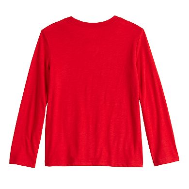Boys 4-14 Jumping Beans® Christmas-Themed Long Sleeve Graphic Tee