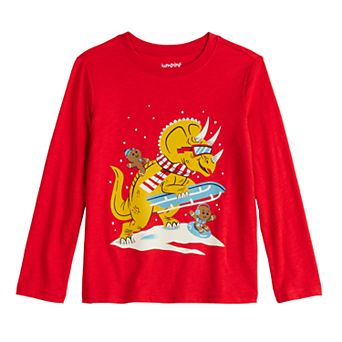 Boys 4-12 Jumping Beans® Christmas-Themed Long Sleeve Graphic Tee
