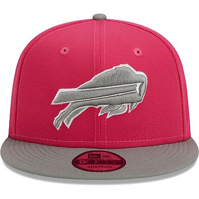 Men's New Era Pink/Gray Buffalo Bills 2-Tone Color Pack 9FIFTY Snapback Hat