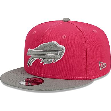 Men's New Era Pink/Gray Buffalo Bills 2-Tone Color Pack 9FIFTY Snapback Hat