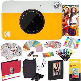 Kodak Printomatic Instant Print Camera & Photo Paper (20 Sheets) - All-in-one Bundle
