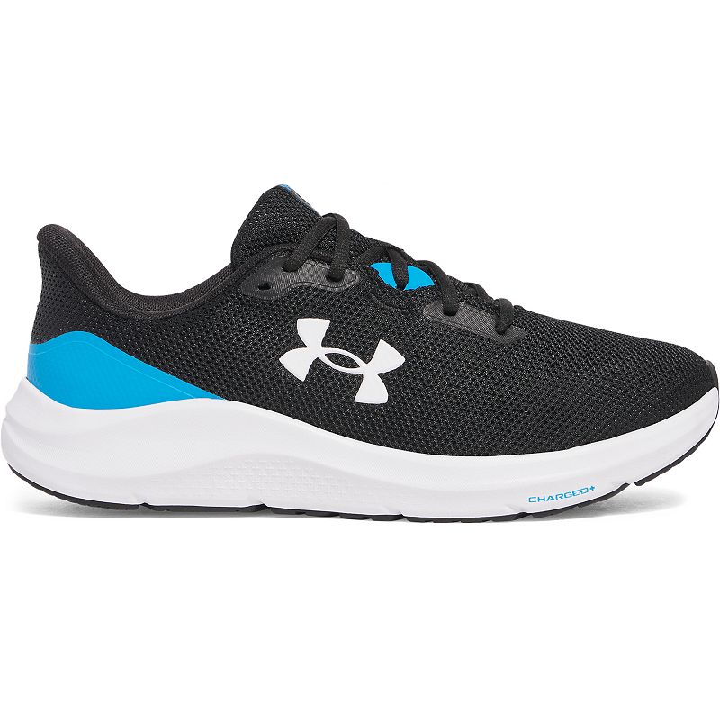 Under Armour Charged Pursuit 4 Men's Running Shoes, Size: 8.5, Black Blue