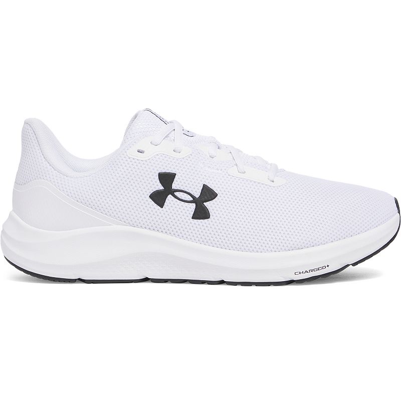 Under Armour Charged Pursuit 4 Men's Running Shoes, Size: 9, White Black