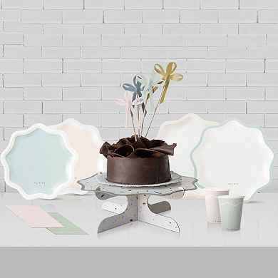 Ma Fete Signature Line Tableware Bundle, Pink & Mint