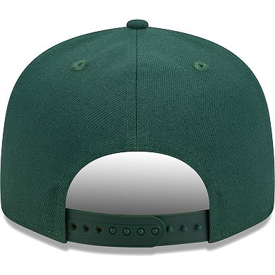 Men's New Era Green Green Bay Packers Main Script 9FIFTY Snapback Hat