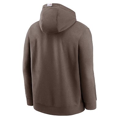 Men's Nike Light Brown San Diego Padres Statement Pullover Hoodie