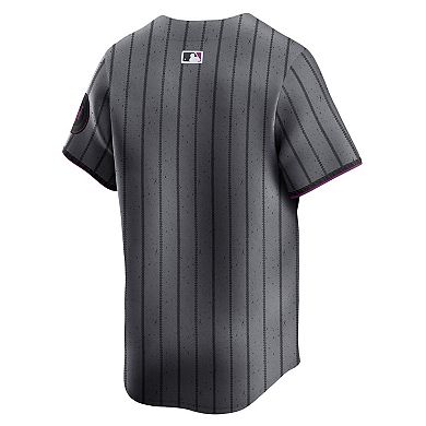 Men's Nike Graphite New York Mets 2024 City Connect Limited Jersey