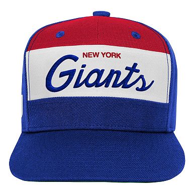 Youth Mitchell & Ness Royal New York Giants Retro Sport Snapback Hat