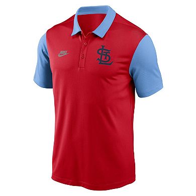 Men's Nike Red St. Louis Cardinals Franchise Cooperstown Collection Polo