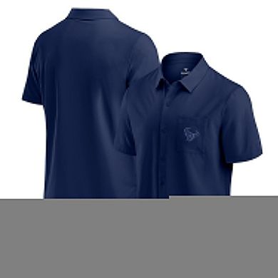 Men's Fanatics Navy Houston Texans Front Office Button-Up Shirt