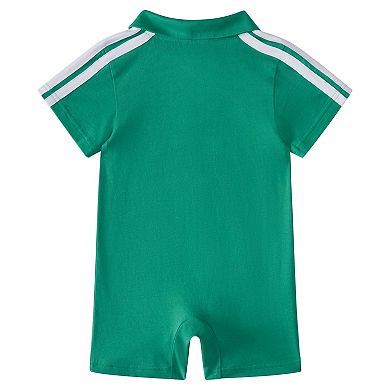 Toddler Boy adidas Cotton Polo Romper