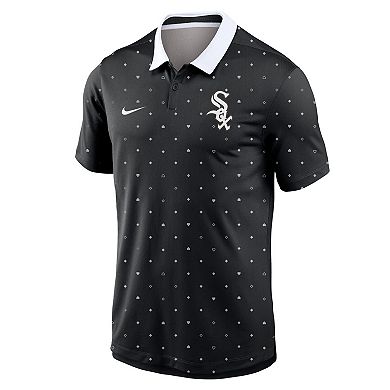 Men's Nike Black Chicago White Sox Legacy Icon Vapor Performance Polo
