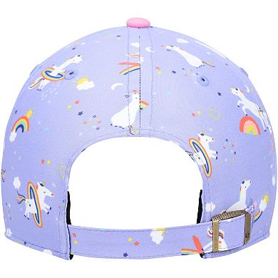 Girls Preschool '47 Purple Buffalo Bills Unicorn Clean Up Adjustable Hat