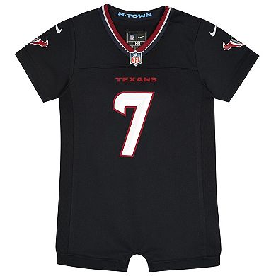 Newborn & Infant Nike C.J. Stroud Navy Houston Texans Game Romper Jersey