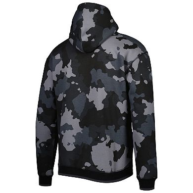 Men's The Wild Collective Black Washington Commanders Camo Pullover Hoodie