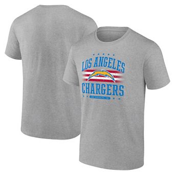 Men's Fanatics Gray Los Angeles Chargers Americana T-Shirt