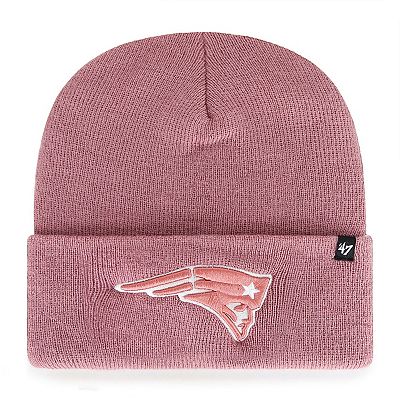Women s 47 Pink New England Patriots Haymaker Cuffed Knit Hat