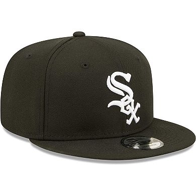 Men's New Era Black Chicago White Sox Team 9FIFTY Snapback Hat