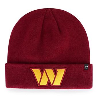 Men's '47 Burgundy Washington Commanders Primary Cuffed Knit Hat