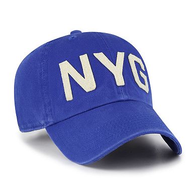 Women's '47 Royal New York Giants Finley Clean Up Adjustable Hat