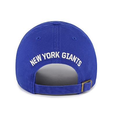 Women's '47 Royal New York Giants Finley Clean Up Adjustable Hat