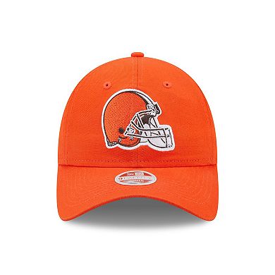 Women's New Era Orange Cleveland Browns Core Classic 2.0 9TWENTY Adjustable Hat